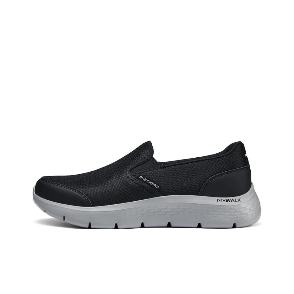 Men'S Shoes - スケッチャーズ ゴー ウォーク フリーズ コンフォート、耐摩耗性に優れたローカットのカジュアルシューズ、メンズ、ブラック、216323-BKGY