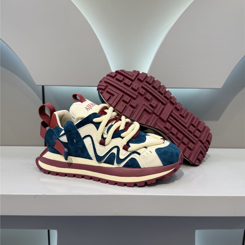 Waterproof Goretex Running Shoes - 高品質デザイナーメンズスニーカーファッションオールマッチレースアップランニングシューズ男性通気性耐摩耗性プラットフォームテニスシューズ