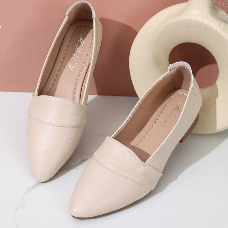 スリッポンシューズ レディース フラットシューズ 無地 ポイ - Sandals のレビューと価格