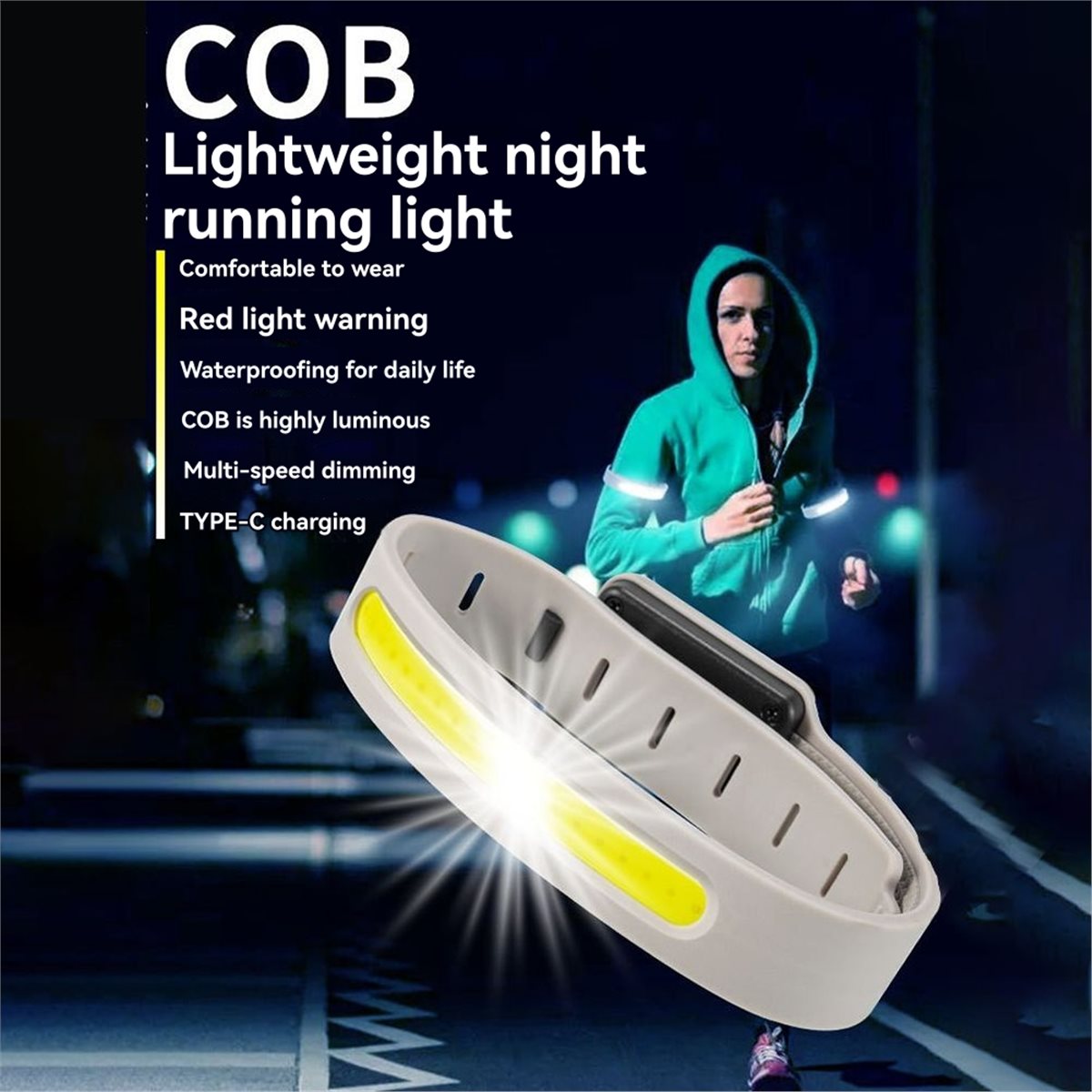 AD45 2個入りアームバンドランニングライト 反射アームバ - Reflective Night Running Shoes のレビューと価格