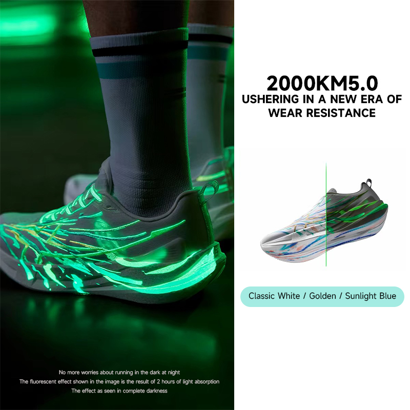 XTEP 2000km 5.0 新色ランニングシューズ屋外衝 - Reflective Night Running Shoes のレビューと価格